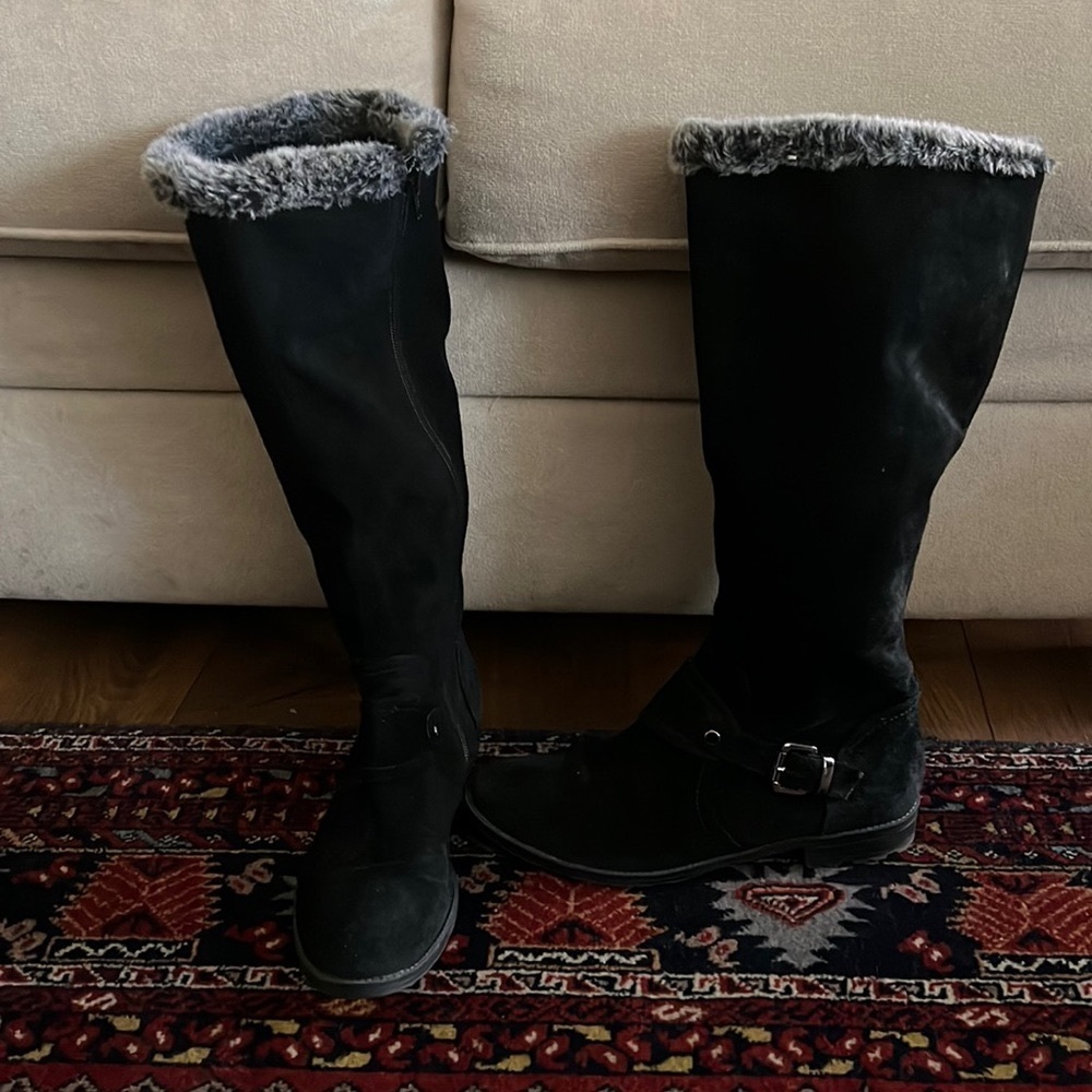 Alfani Black Suede Boots